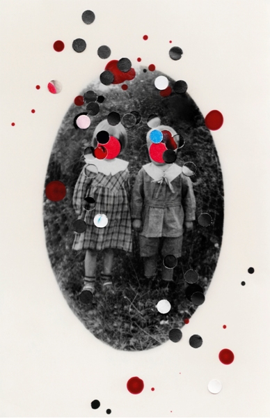 Of the same blood, 2014, 30x40, From series Pine needles