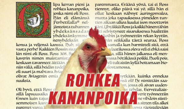 Rohkea kananpoika -otsikko