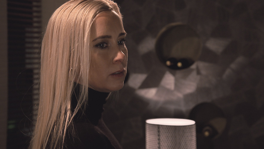 Nora Rinne Camilla Mustavaaran roolissa  tv-sarjassa Salatut elämät (2018). FremantleMedia/MTV3