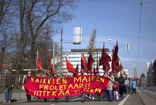 Työväen vappu veti ennätyksellisesti väkeä Helsingissä