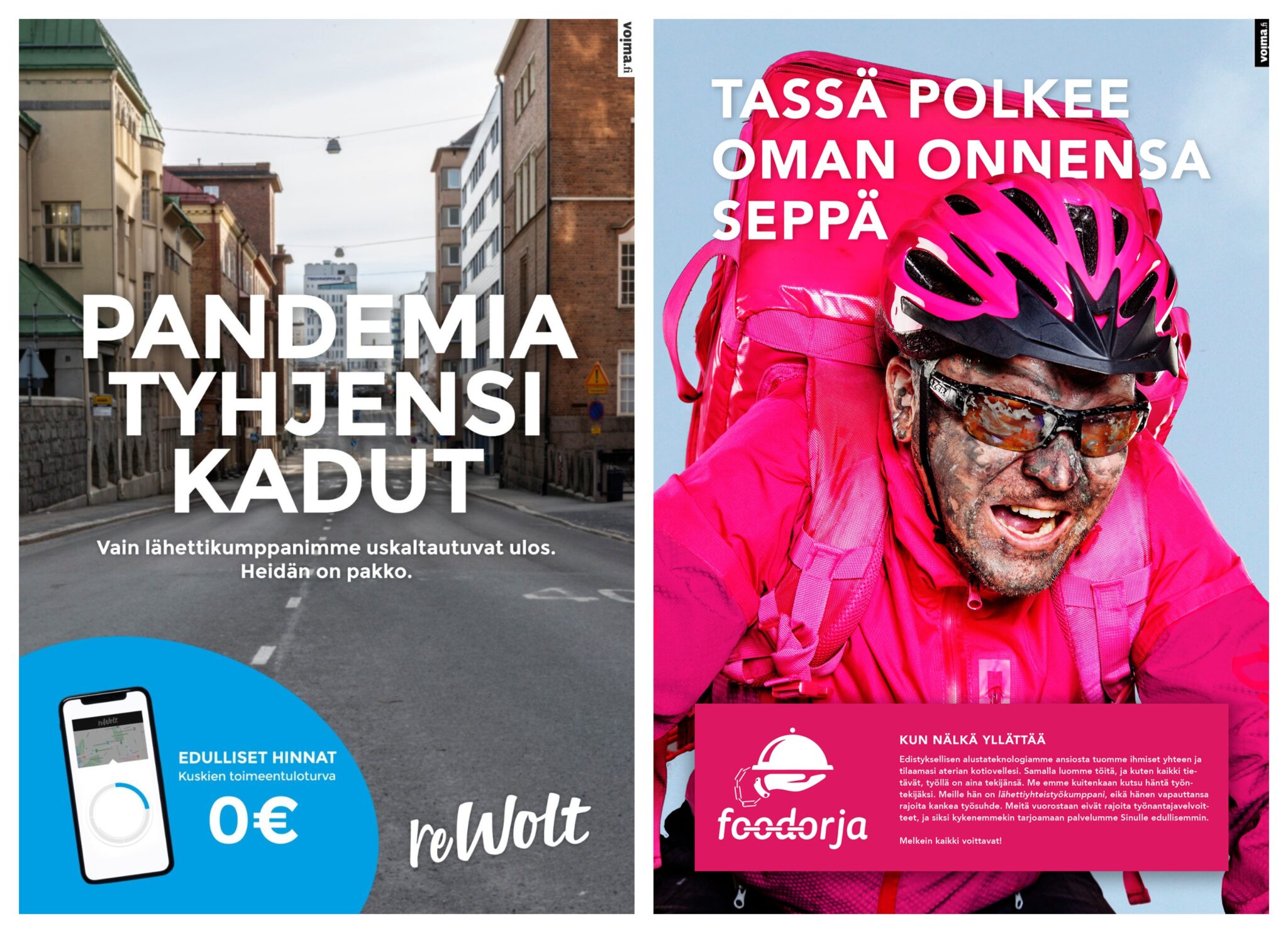 Ministeriön työneuvosto määritteli ruokalähetit työntekijöiksi