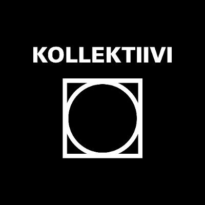 Kollektiivin logo, jossa neliön sisäläl ympyrä.