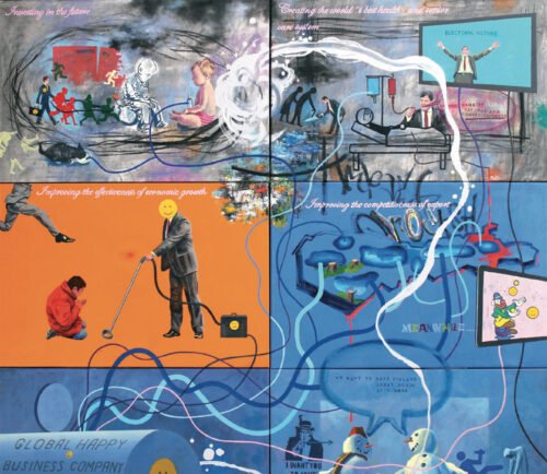 saaski–Four step program, 150 x 150 cm, 2017–18-6