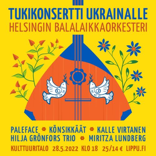 Helsingin Balalaikkaorkesterin tukikonsertti Ukrainalle