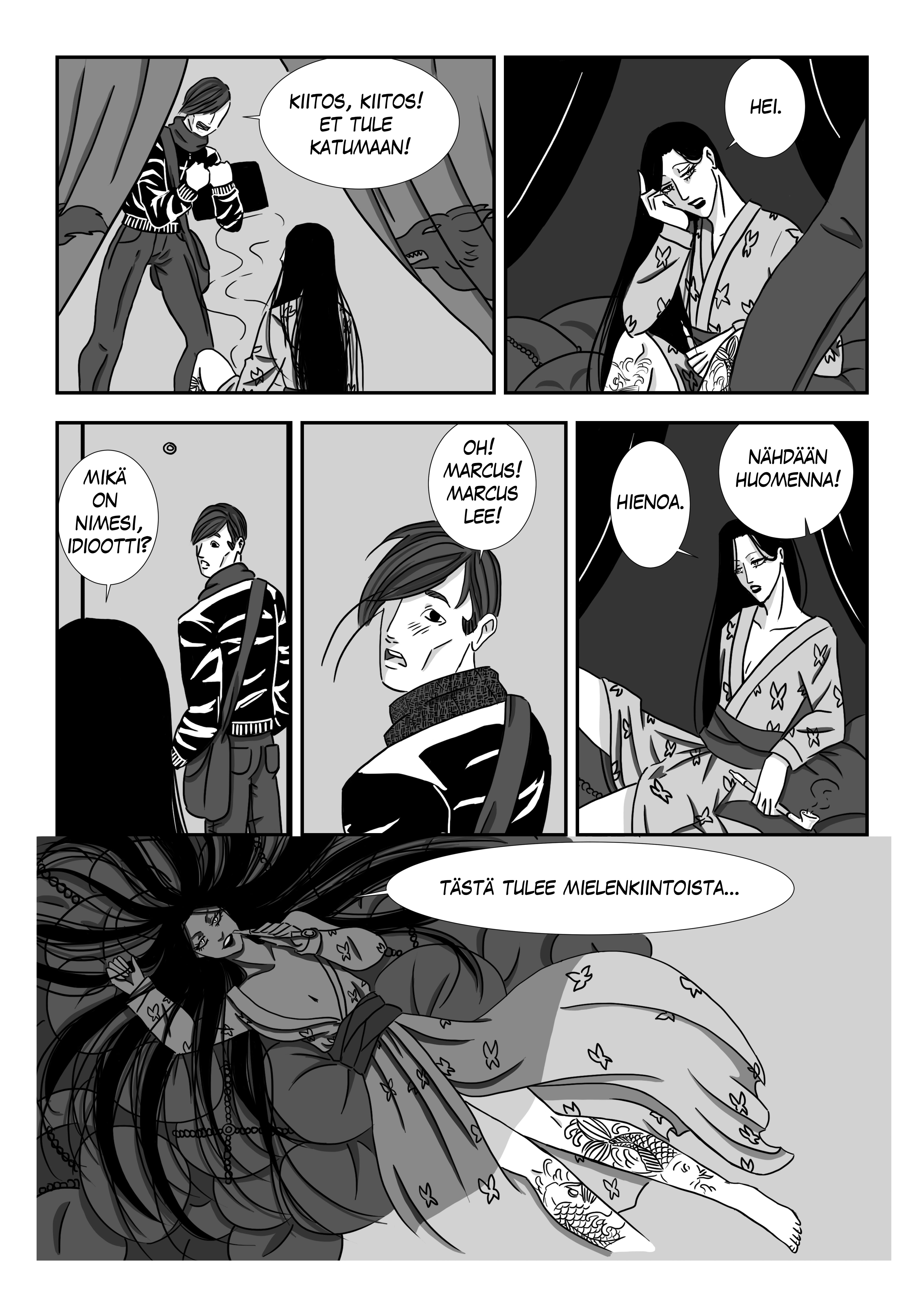 Sivu Eternally Yours -sarjakuvasta