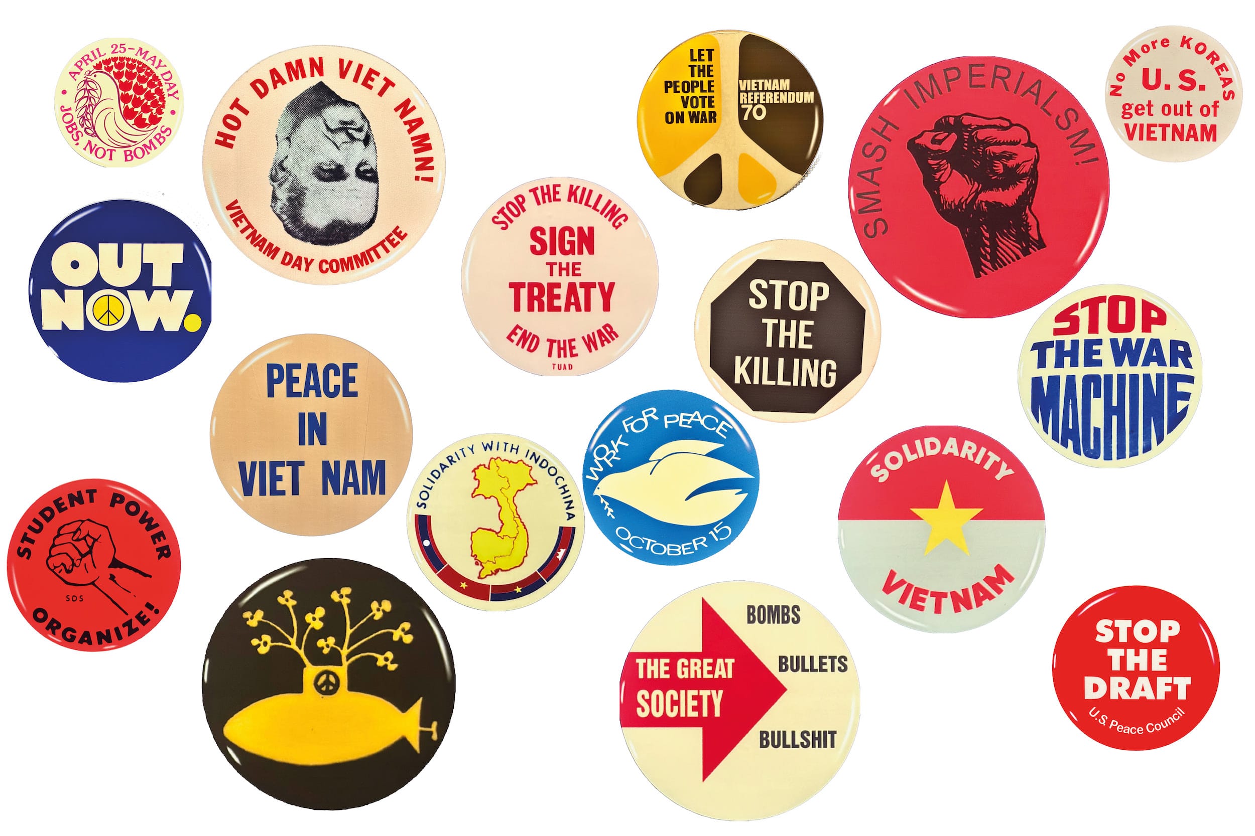 Sodanvastaisia merkkejä Vietnamissa
