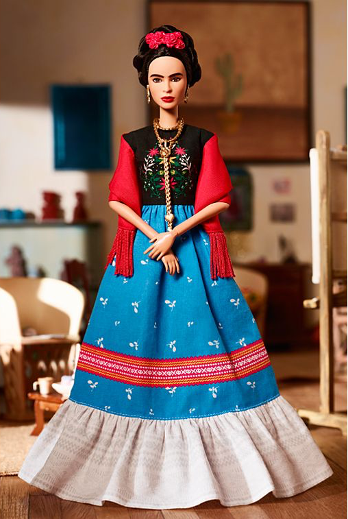Barbie® Inspiring Women™ Series Frida Kahlo Doll. Mattelin päätös tehdä Barbie-nukkeja inspiroivista ja vaikuttavista naisista on hieno. Kaikki eivät kuitenkaan jaa Mattelin näkemystä siitä, että nämä roolimallit sopisivat Barbie-muottiin.