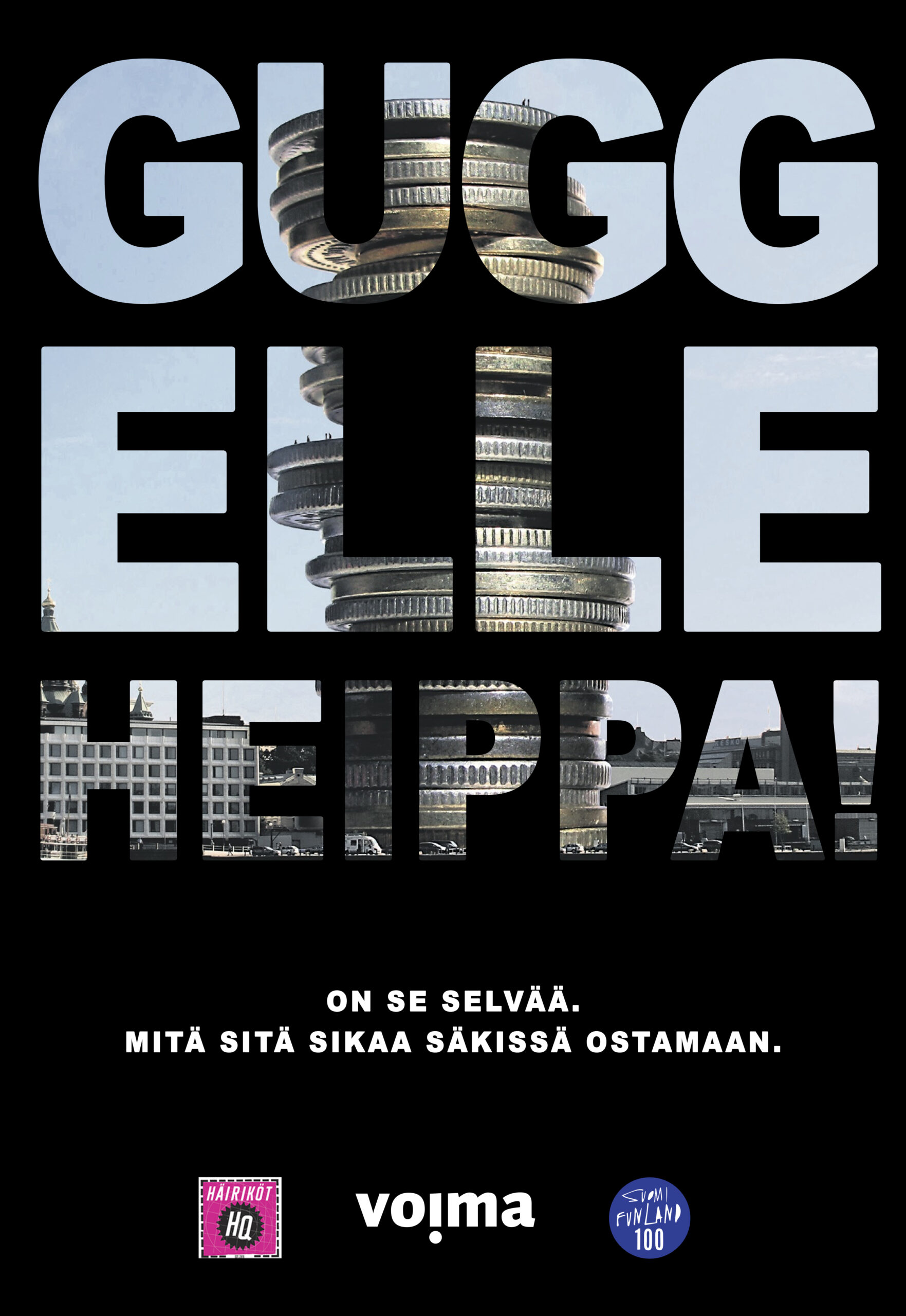 Guggenheim, Helsinki, vastamainos, kulttuurihäirintä