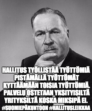 Olemme hämmentyneitä, kuten kuvasta näkyy.