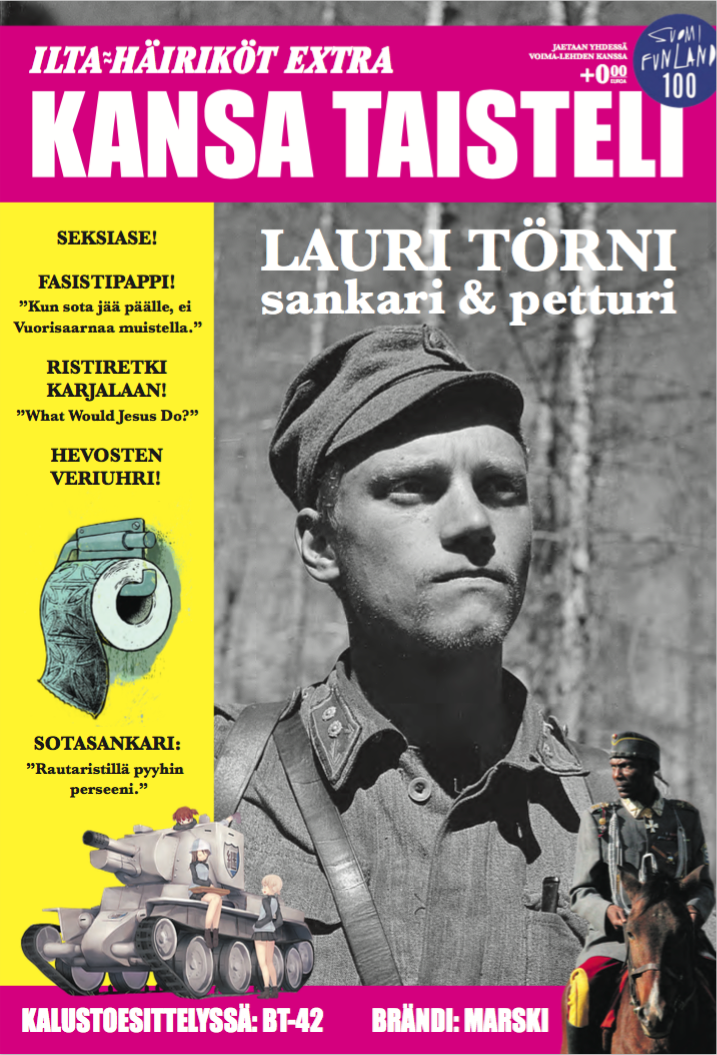 Tältä se nyt näyttää. 20 sivua tiukkaa asiaa sodasta, kansakunnan tarinasta ja aiheita sivuavista. Hae omasi Voima-lehden telineistä tai lataa pdf artikkelin lopusta.