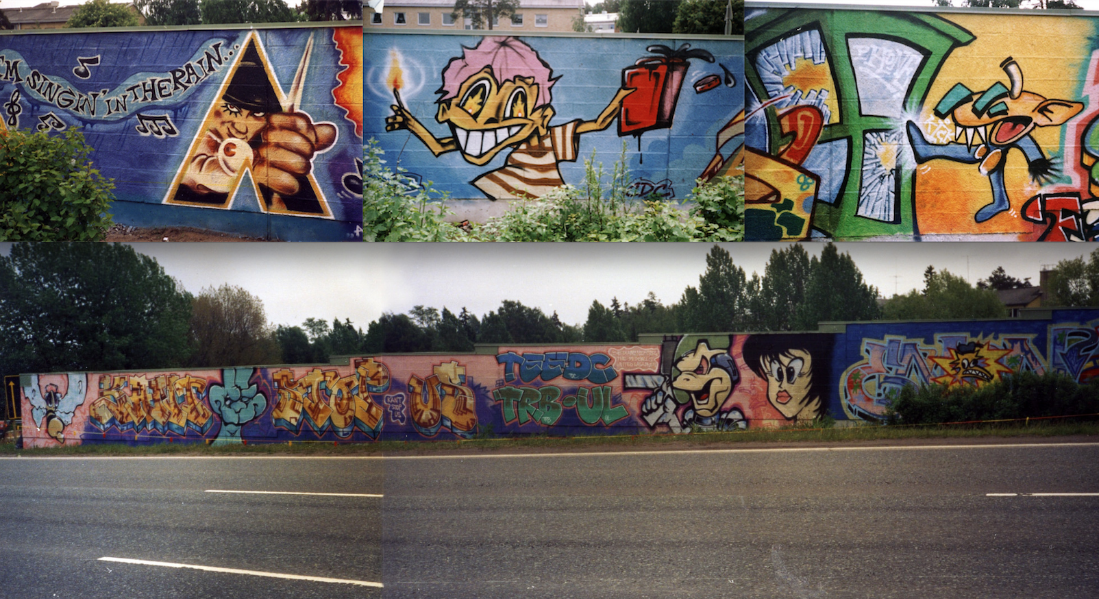 Kuliksen muuri vuosimallia 1991. Tämä kuvasto muodostui tutuksi monelle, myös kirjoittajalle.