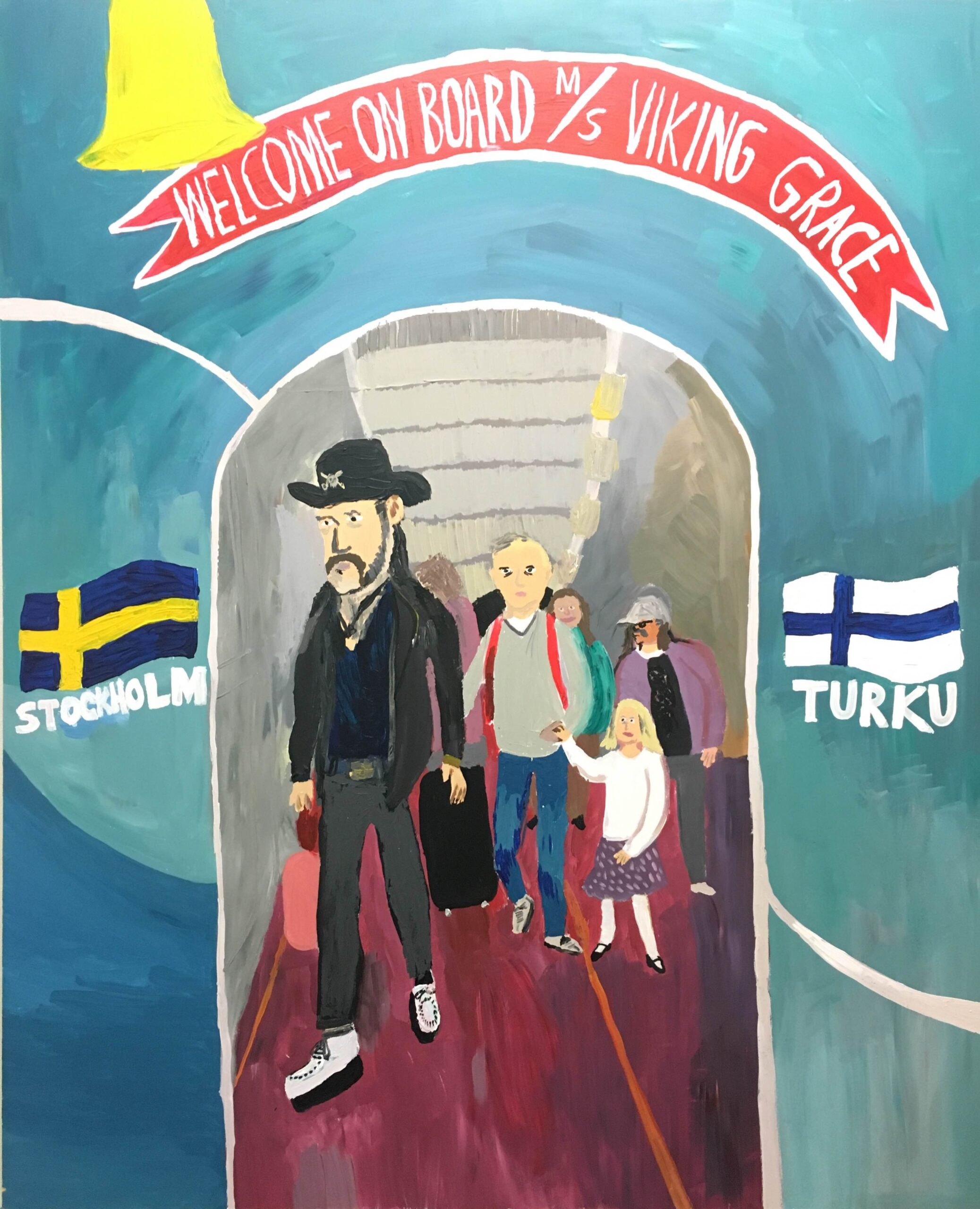 Rocklegenda ja yleisnero Lemmy Kilmisterin elämä oli huikea ja täynnä merkillisiä käänteitä. Keikkailua viime metreille jatkanut Lemmy kävi Suomessa viimeisen kerran vain hieman ennen menehtymistään. Astuessaan ulos matkustajalautalta, Lemmy tuli kuvatuksi Viikkarin koristekehyksissä muiden matkustajien tavoin. Tämä kuva levisi sosiaalisessa mediassa vimmatusti. Kuva jopa innoitti tovin aikaa eloisasti päivitetyn Joka päivä sama kuva Lemmy Kilmisteristä Viking Gracella -ryhmän Facebookiin. 