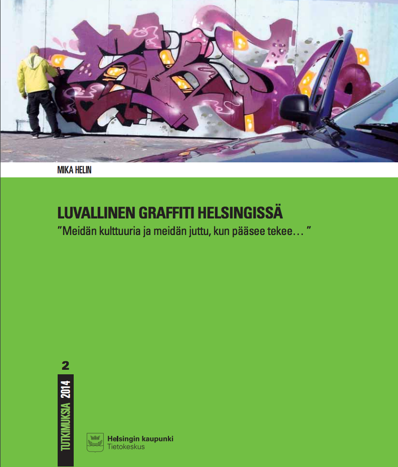 Paljon on tapahtunut Stop töhryille -projektin jälkeen. Vuonna 2014 oli vähintäänkin mullistavaa, että Helsingin kaupunki julkaisi graffititutkimusta. Vuonna 2017 ollaankin tilauksessa, jossa useissa kaupunginosissa on käynnissä mittavia katutaideteosten maalausprojekteja. Lue koko tutkimus täällä. 
