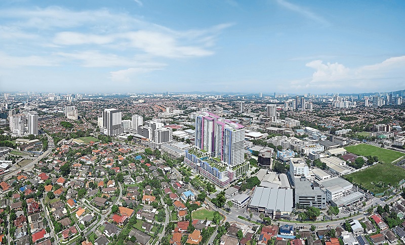 Aznitan kotikaupunki Petaling Jaya on yli 600 000 asukkaan kaupunki Kuala Lumpurin kyljessä. Se on kehittynyt nopeasti yhdeksi Malesian tärkeimmistä kaupungeista. Kuvan lähde: starproperty.com.my