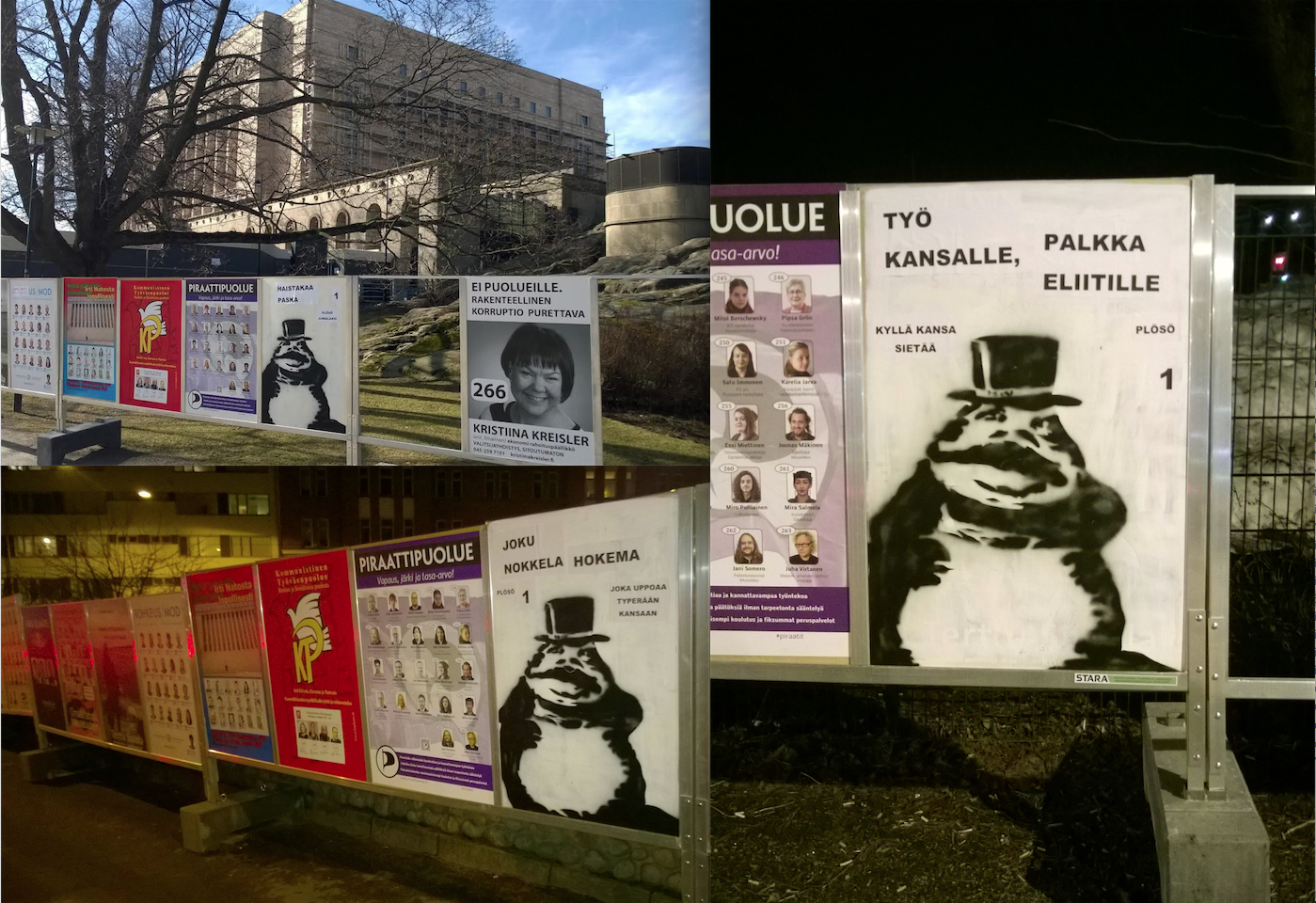 Uutta matoa koukkuun. Vuonna 2015 Plösön vaalimainokset kiinnostivat ja vakuuttivat. Vain mediapeli esti voittokulun vallan huipulle.