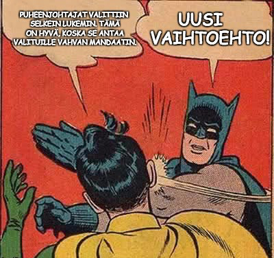 Nänä-nänä-nänä-nä-nää. Batman!