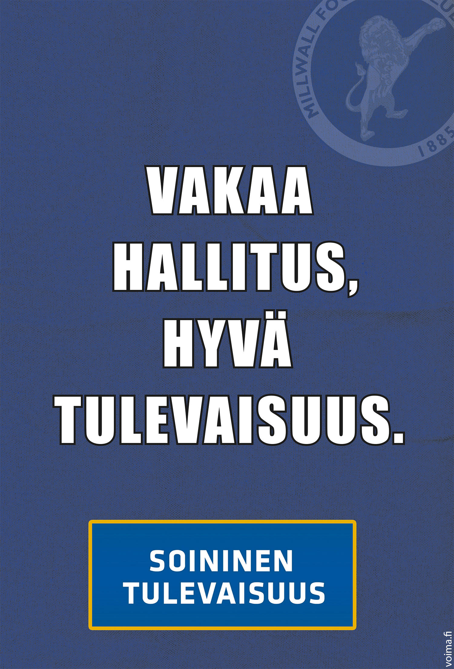 Katsomossa. Nakkimuki kädessä. Millwallin kausikortti taskussa. Herra suurlähettiläs. Kyllä sellaiset soisi. Pitkästä urasta. 