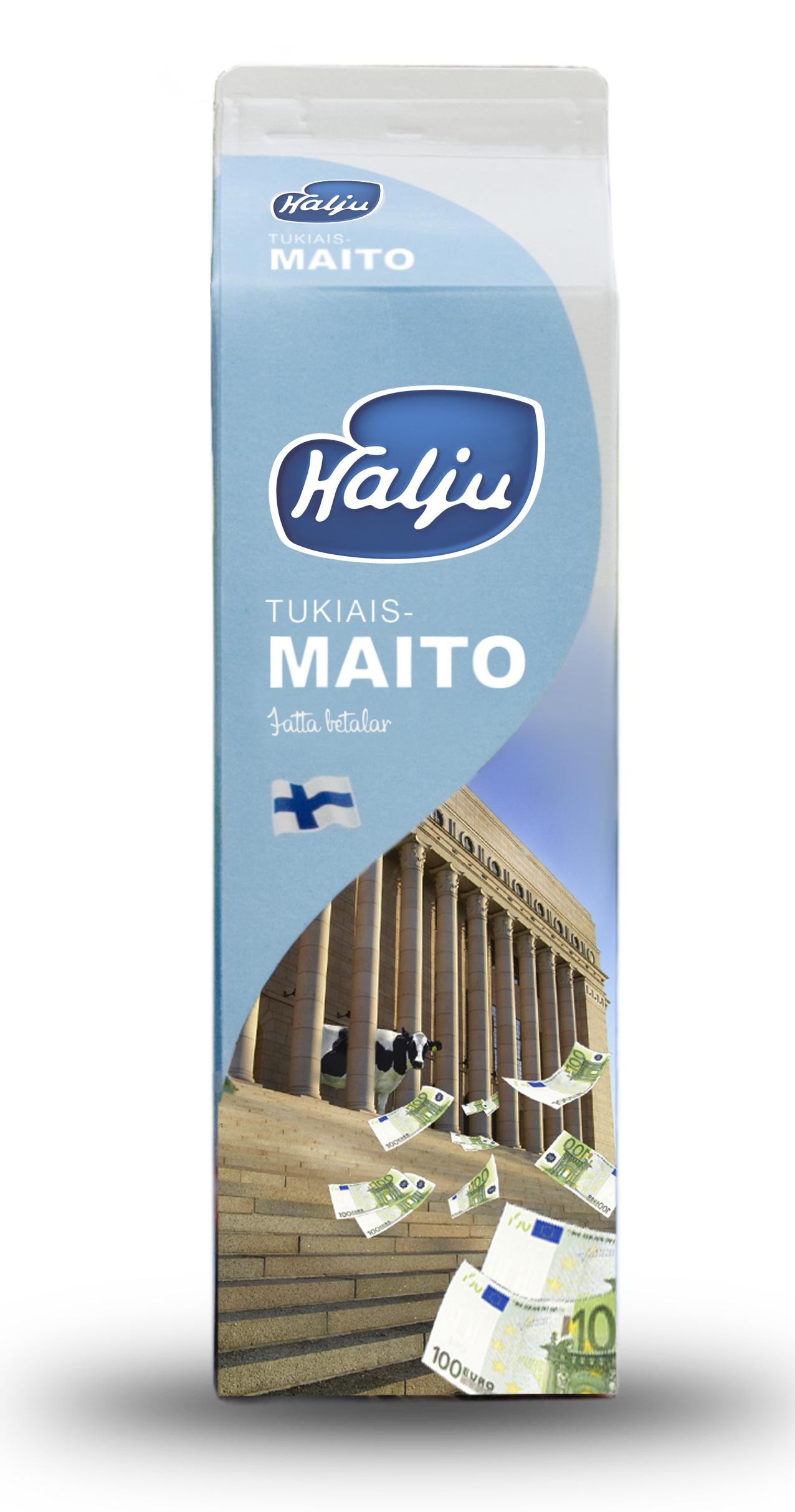 Siitä on markkinatalous kaukana, kun maitoa halpuutetaan maataloustuilla.