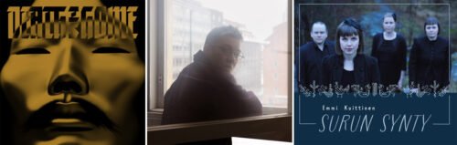 Kolme levynkantta vierekkäin