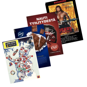 Häiriköt-päämaja: vastamainos, juliste A2