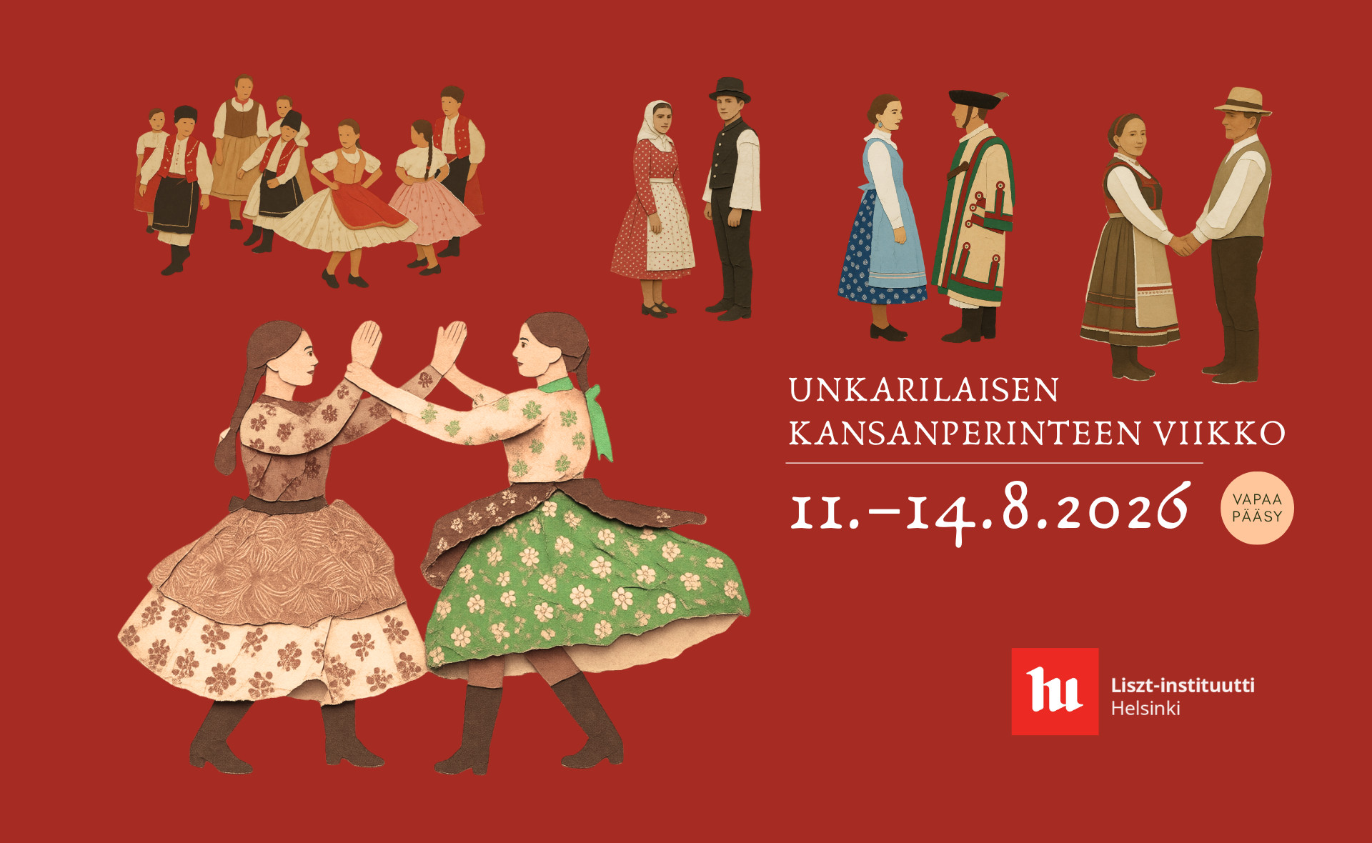 Unkarilaisen kansanperinteen viikko 11.–14.8.2026